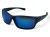 M118 C2 okulary sportowe czarne lustrzane - widok z przodu
