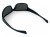 M118 C2 okulary sportowe czarne - widok z tyłu, ciemne soczewki