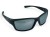 Polarized 100% UV-CE okulary sportowe czarne matowe - widok z boku