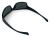 Polarized 100% UV-CE okulary sportowe czarne matowe - widok z góry