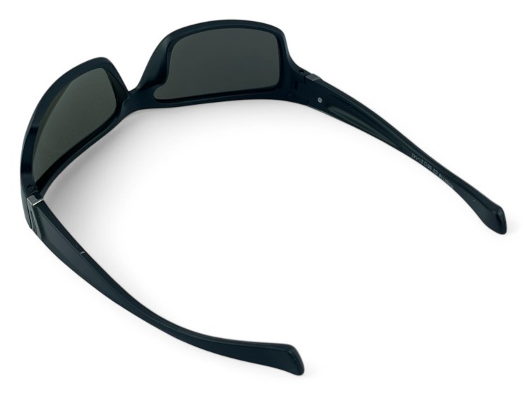 Polarized 100% UV-CE okulary sportowe czarne matowe - widok z góry