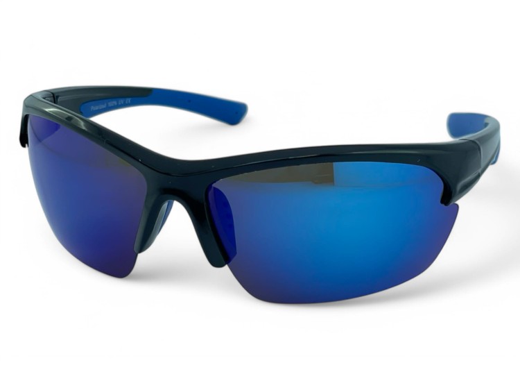 M119 C2 okulary sportowe niebieskie lustrzane - widok z boku