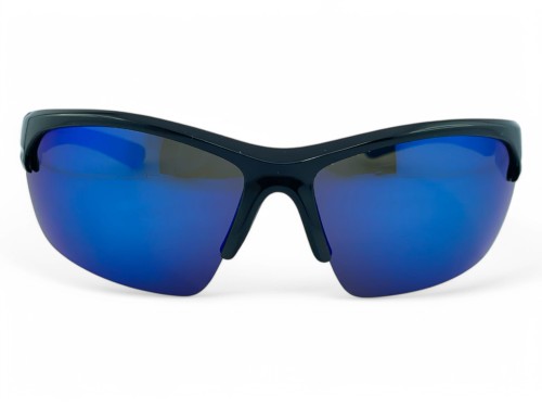 M119 C2 okulary sportowe niebieskie lustrzane - widok z przodu
