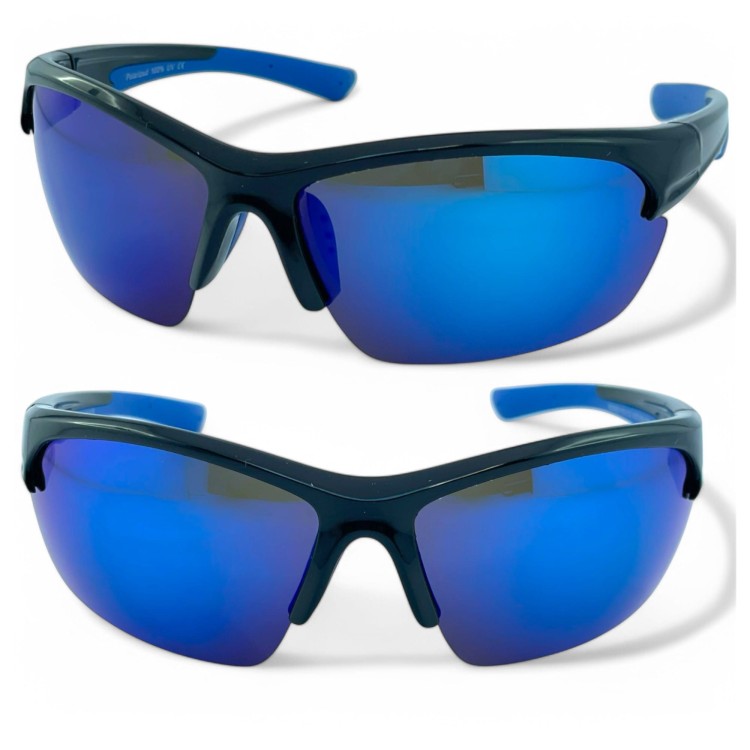 M119 C2 okulary sportowe niebieskie - oba modele