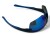 M119 C2 okulary sportowe niebieskie - złożone