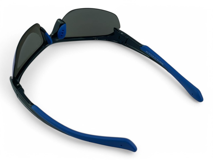M119 C2 okulary sportowe niebieskie - rozłożone