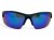 M119 C4 okulary sportowe czarno-zielone lustrzane - widok z przodu