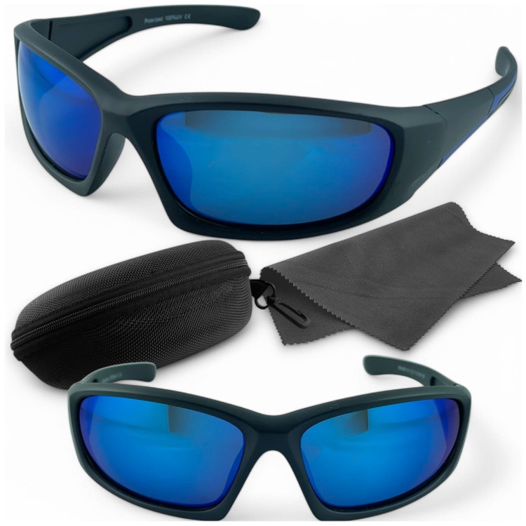 Zestaw okulary M116 C2, etui i ściereczka - prezentacja kompletu
