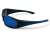 Model M116 C2 okulary sportowe czarne niebieskie - widok z boku