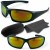 Polarized Sport M116 C3 okulary czarne z lustrzanymi soczewkami - zestaw z etui