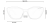 Prius PRW-551 C3 okulary damskie czarne marbling - wymiary