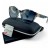 Prius PRW-551 C3 okulary damskie czarne marbling - z etui i akcesoriami