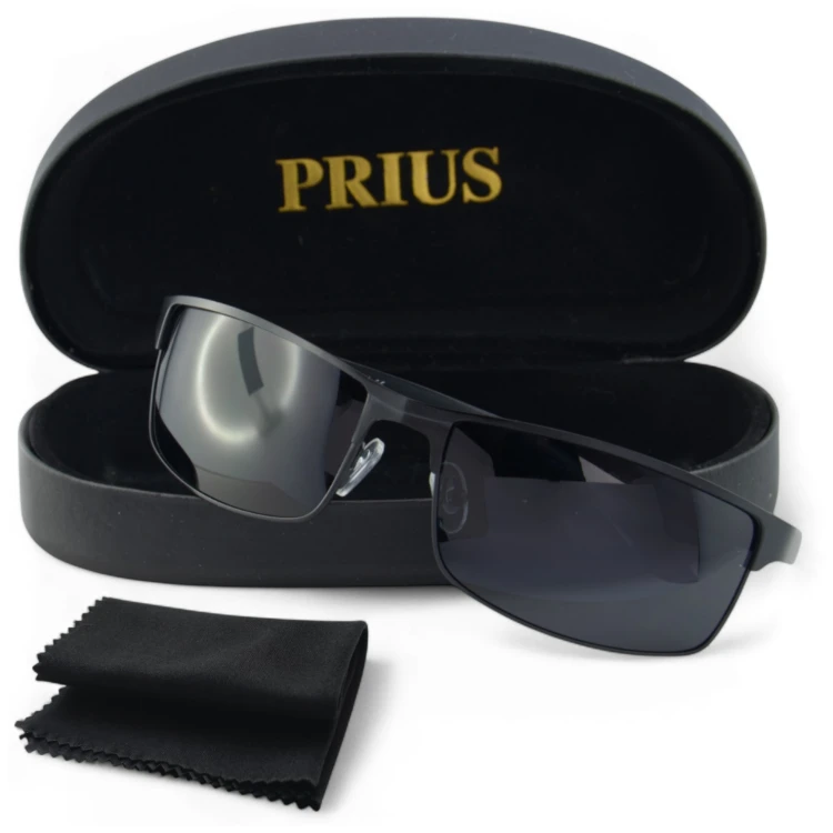Etui na okulary Prius z okularami PRM-313 C1 i ściereczką - zestaw