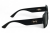 PRW-V525 C1 BLCK okulary damskie czarne kwadratowe z logo - widok z boku