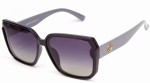 Women's Sunglasses PRIUS PRW-V222 C2 – Black Front, Gray Temples, Polarized, UV400