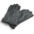 Men's leather gloves PRIUS LUX PRMG-2005 - laid at an angle showing the back and the palm side