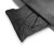 Men's leather gloves PRIUS LUX PRMG-2003 - close-up of the elastic gather and the cuff binding at the wrist