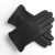 Men's leather gloves PRIUS LUX PRMG-2003 - top view of the back of the hand without decorative stitching
