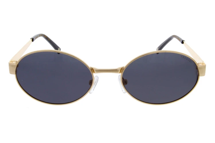 Damskie okulary przeciwsłoneczne Vermari Milano Alba C2 – złote oprawki