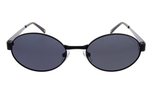 Damskie okulary przeciwsłoneczne Vermari Milano – czarne metalowe oprawki premium