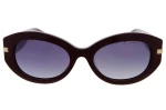 Okulary przeciwsłoneczne damskie Vermari Milano Avella C3 – cat eye bordowe acetatowe polaryzacyjne UV400