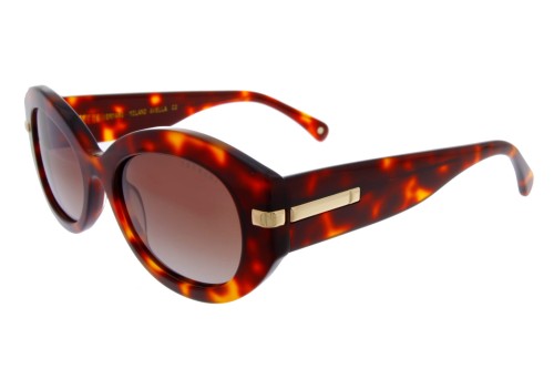 Damskie okulary kocie oczy Vermari Milano Avella C2 – szylkretowe oprawki z acetatu