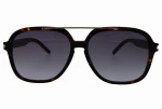 Okulary przeciwsłoneczne unisex Vermari Milano Atrani C2 – aviator acetatowe brązowe szylkret polaryzacyjne UV400