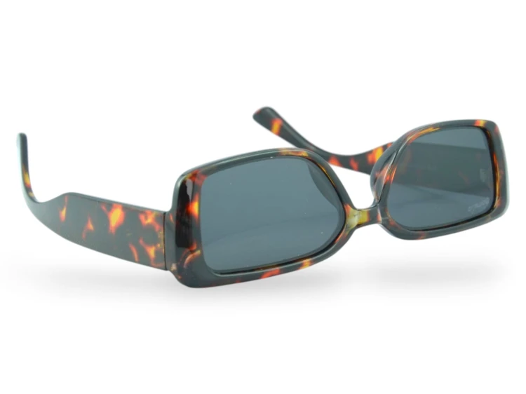 Okulary C218 C2 szylkretowe w stylu retro - widok z perspektywy