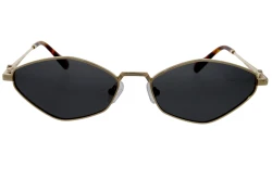 Damskie okulary przeciwsłoneczne VERMARI ARMA C1 — wielokątne, złoty metal