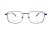 Oprawki clip-on unisex Vermari Milano VCA0006 C2 - granatowy metal, widok z przodu