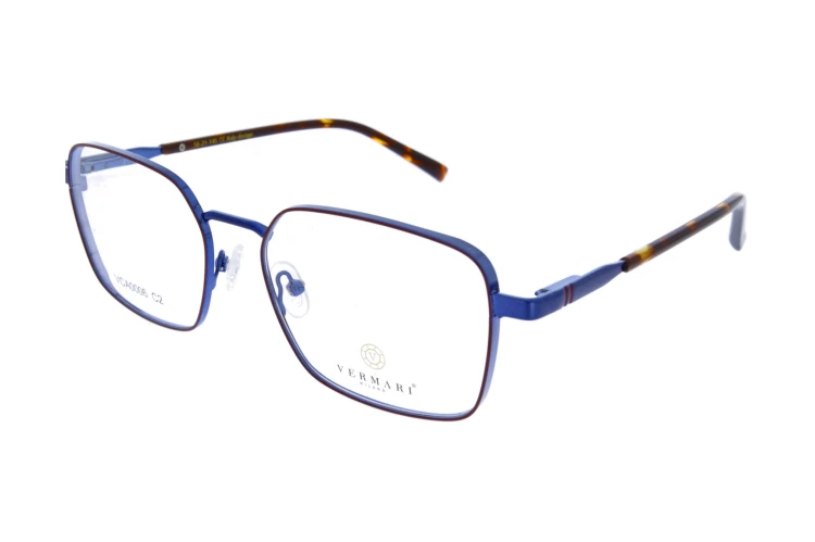 Oprawki Vermari Milano VCA0006 C2 - granatowy metal, widok z boku