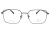Oprawki clip-on unisex Vermari Milano VCL002 C3 - grafitowy metal, widok z przodu