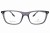 Oprawki clip-on unisex Vermari Milano VCL012 C3 - przezroczysty szary, acetat, widok z przodu