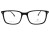 Oprawki clip-on unisex Vermari Milano VCL011 C1 - głęboka czerń z połyskiem, acetat+metal, widok z przodu