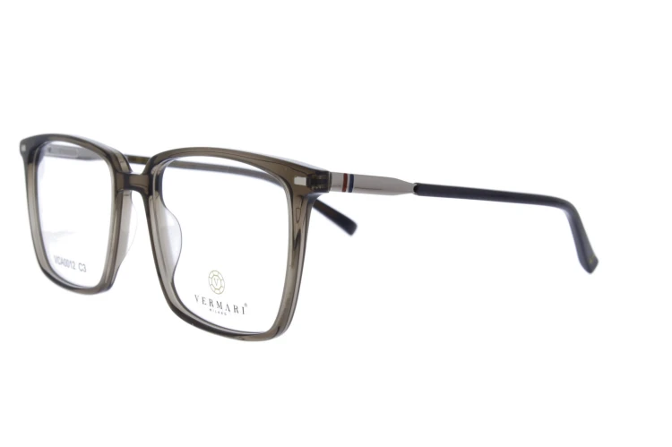 VCA0012 C3 oprawki z nakładkami unisex - Prostokątne, widok z boku