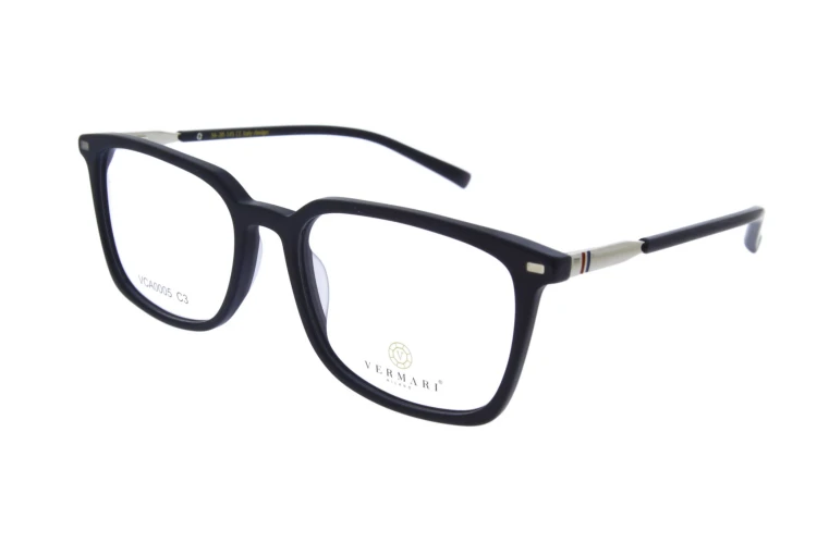 VCA0005 C3 oprawki z nakładkami unisex - Prostokątne, widok z boku