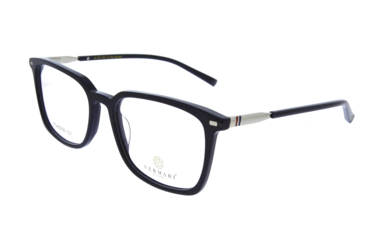 VCA0005 C1 oprawki z nakładkami unisex - prostokątne, widok z boku