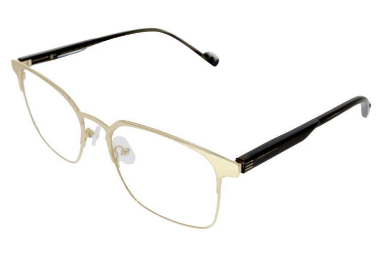 VCL008 C3 oprawki z nakładkami unisex - Kwadratowe, widok z boku