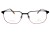 Oprawki clip-on meskie Vermari Milano VCL004 C2 - matowy czarny, metal, widok z przodu