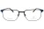 Oprawki clip-on unisex Vermari Milano VCL004 C1 - matowy czarny, metal, widok z przodu