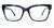 Oprawki clip-on damskie Vermari Milano VE846 C1 - niebieski marmurkowy, acetat, widok z przodu
