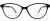 Oprawki clip-on damskie Vermari Milano VE843 C1 - matowa czerń, acetat, widok z przodu