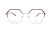 Oprawki clip-on unisex Vermari Milano VCA00011 C3 - złoty metal, metal, widok z przodu