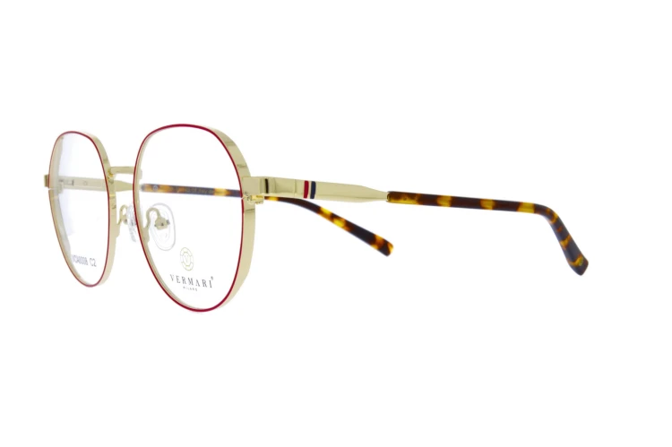 VCA0008 C2 oprawki z nakładkami unisex - okrągłe, widok z boku