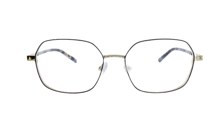 Oprawki clip-on unisex Vermari Milano VCA0007 C3 - złoty metal, metal, widok z przodu