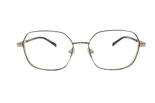 Oprawki clip-on unisex Vermari Milano VCA0007 C2 - złoty metal, metal, widok z przodu