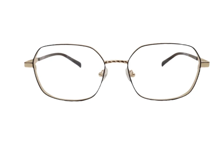 Oprawki clip-on unisex Vermari Milano VCA0007 C2 - złoty metal, metal, widok z przodu