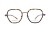 Oprawki clip-on unisex Vermari Milano VCA0004 C2 - szylkret, acetat+metal, widok z przodu