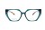 Oprawki clip-on damskie Vermari Milano VCA0001 C3 - ciemnozielony, acetat, widok z przodu