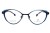 Oprawki clip-on damskie Vermari Milano VCL009 C2 - granatowy, metal, widok z przodu